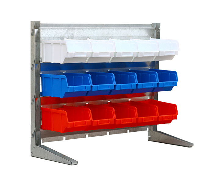 Настольный органайзер с цветными пластиковыми ящиками МИНИ